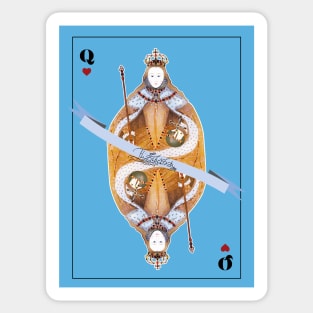 Queen Elizabeth I card Sticker